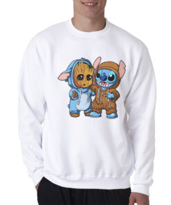 For Sale Stitch And Groot Funny Sweatshirt