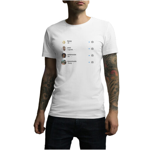 All Legends Die Young Instagram T-Shirt