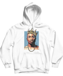 Tupac Shakur King Crown Hip-Hop Rap Hoodie