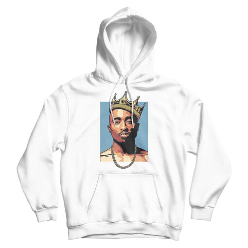 Tupac Shakur King Crown Hip-Hop Rap Hoodie
