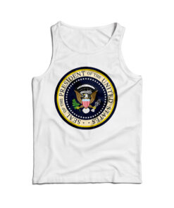 Fake Presidential Seal Logo Tank Top