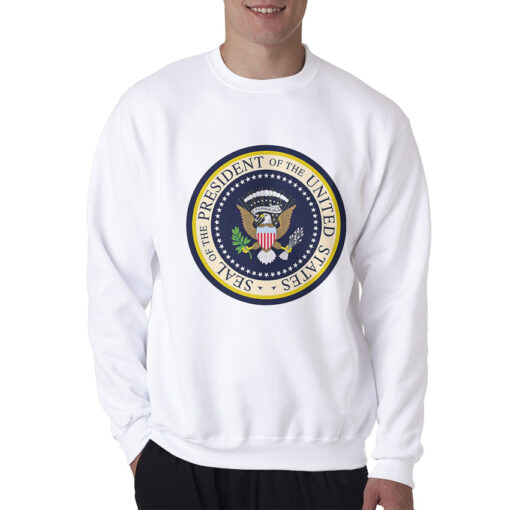 Fake Presidential Seal Logo Sweatshirt