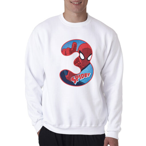 Official Marvel Movie Spiderman Number 3 Sweatshirt