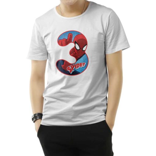 Official Marvel Movie Spiderman Number 3 T-Shirt