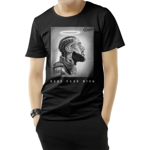 RIP Nipsey Hussle Rest Easy King T-Shirt