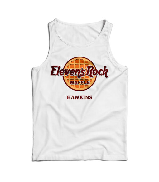 Stranger Eleven Rock Waffle Hawkins Tank Top