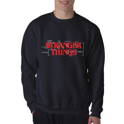 Official Stranger Things Merchandise Logo Sweatshirt