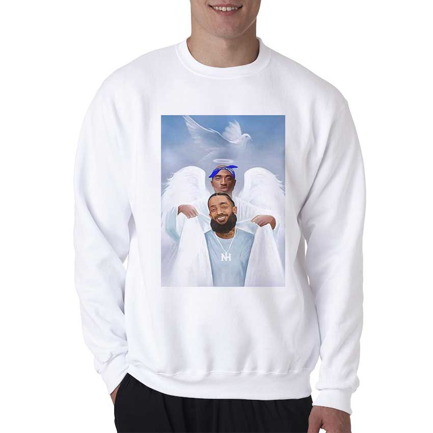 nipsey and tupac shirt