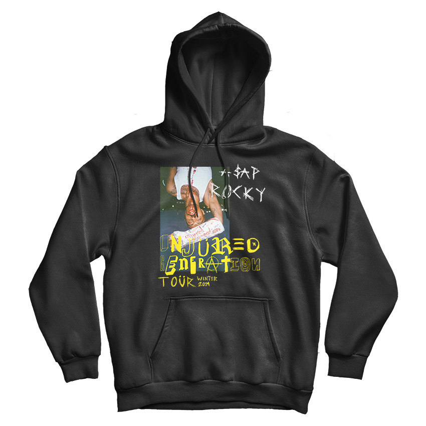 ASAP ROCKY Injured Generation Winter Tour 2019 hoodie For UNISEX