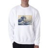 The Great Wave of Pug Sweatshirt Trendy Clothes