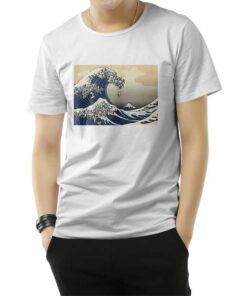The Great Wave of Pug T-shirt Trendy Clothes