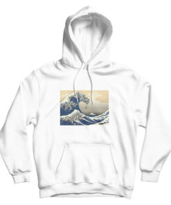 The Great Wave of Pug Hoodie Trendy Clothes