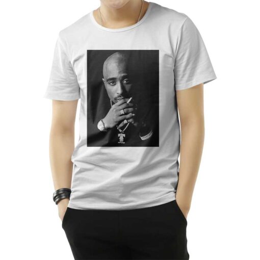 Tupac Shakur 2pac Smoke T-Shirt Hip Hop