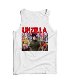 Go Unzilla Tank Top Featuring Kim Jong Un As Godzilla