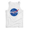 Nasa Pizza Parody Logo Tank Top