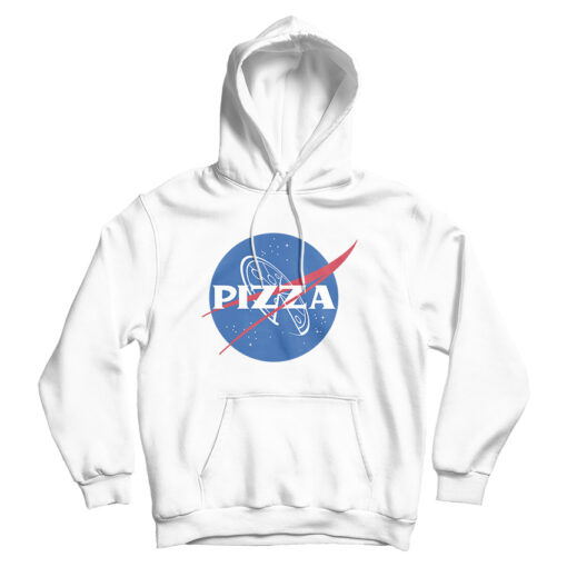 Nasa Pizza Parody Logo Hoodie