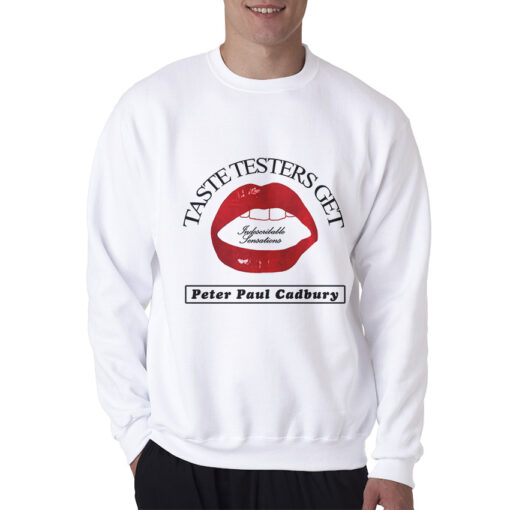 Taste Testers Get Peter Paul Cadbury Sweatshirt