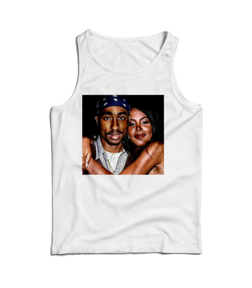 Vintage Tupac And Aaliyah Tank Top Cheap For Men's And Women's