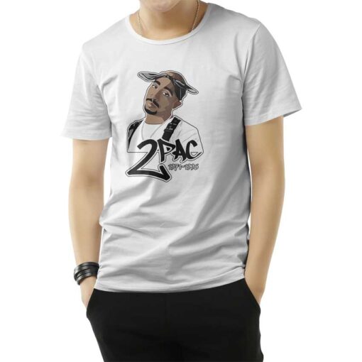 Vintage Tupac Shakur 2Pac In Memory Of T-Shirt