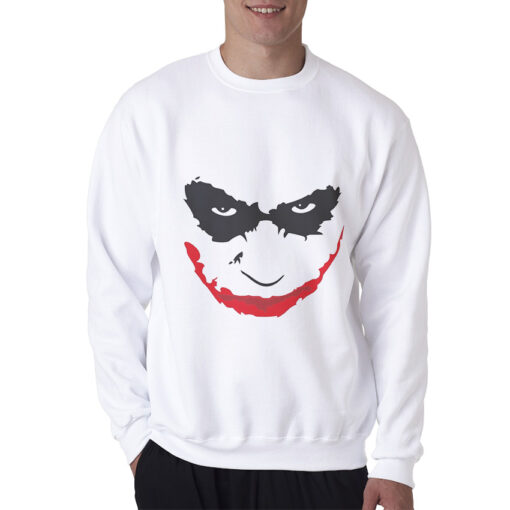 Funny Comics Character Joker Face Sweatshirt