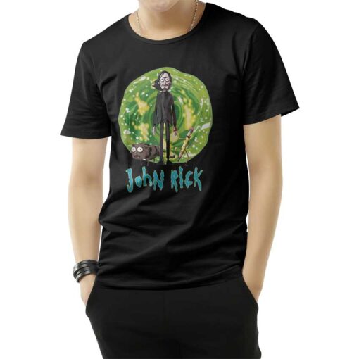John Rick John Wick Rick And Morty T-Shirt
