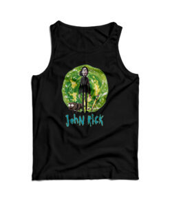 John Rick John Wick Rick And Morty Tank Top