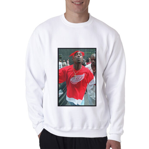 Tupac Spitting Sweatshirt Urban Outfitters