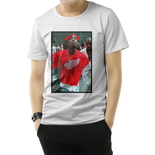 Tupac Spitting T-Shirt Urban Outfitters