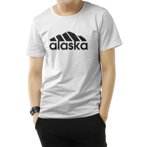 Alaska Adidas Logo Parody T-Shirt