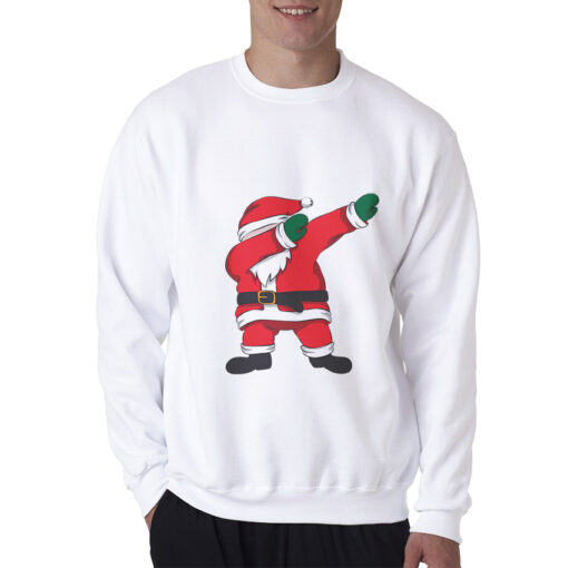 Cute Dabbing Santa Christmas Sweatshirt
