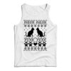 Meow Cat Christmas Toddler Tank Top