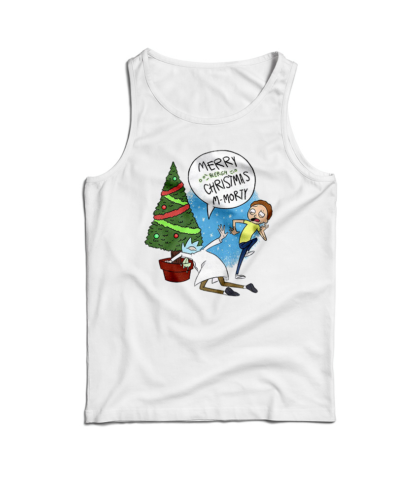 Rick And Morty Merry Xmas Parody Tank Top