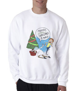 Rick And Morty Merry Xmas Parody Sweatshirt