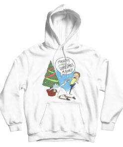 Rick And Morty Merry Xmas Parody Hoodie