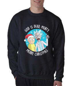 Rick and Morty X Merry Christmas Parody Sweatshirt