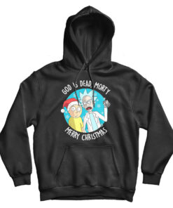 Rick and Morty X Merry Christmas Parody Hoodie
