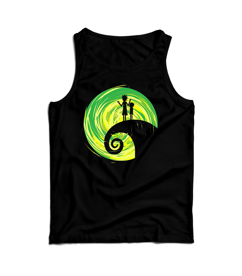 Rick and Morty X Nightmare Before Christmas in 2019 Tank Top