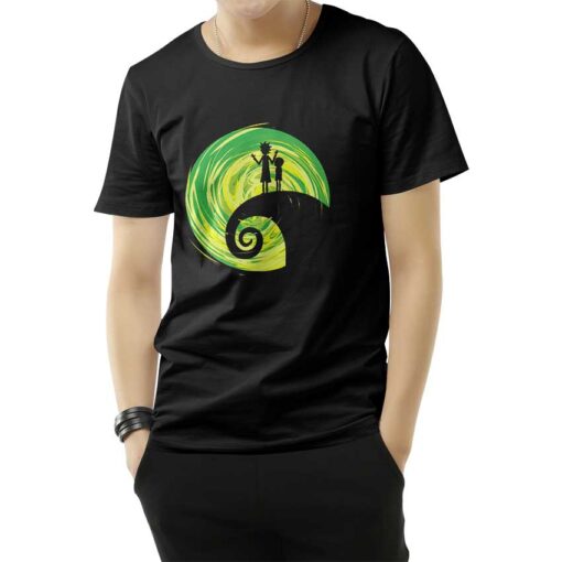 Rick and Morty X Nightmare Before Christmas in 2019 T-Shirt