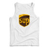 Sup Funny UPS Parody Logo Tank Top
