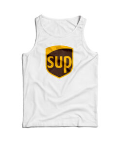 Sup Funny UPS Parody Logo Tank Top