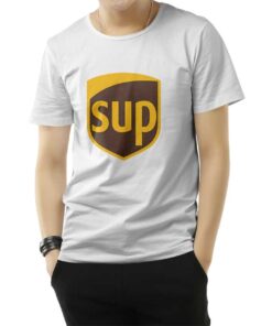 Sup Funny UPS Parody Logo T-Shirt