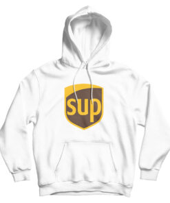 Sup Funny UPS Parody Logo Hoodie
