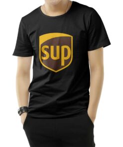 Sup Funny UPS Parody Logo T-Shirt