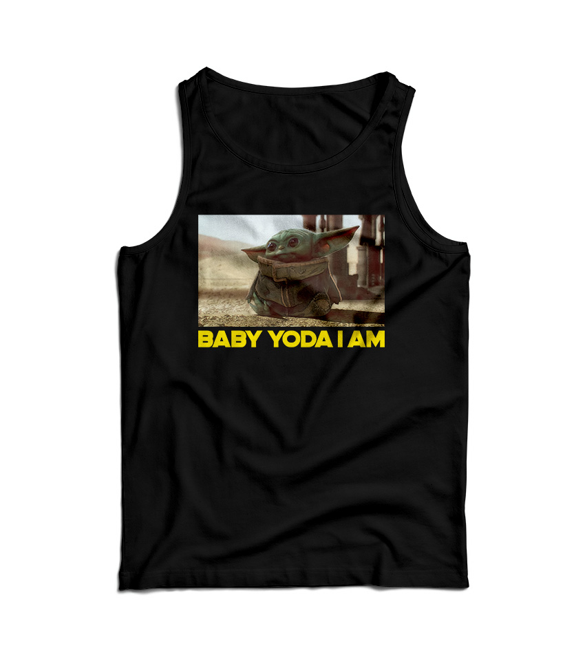 The Mandalorian Baby Yoda I Am Tank Top