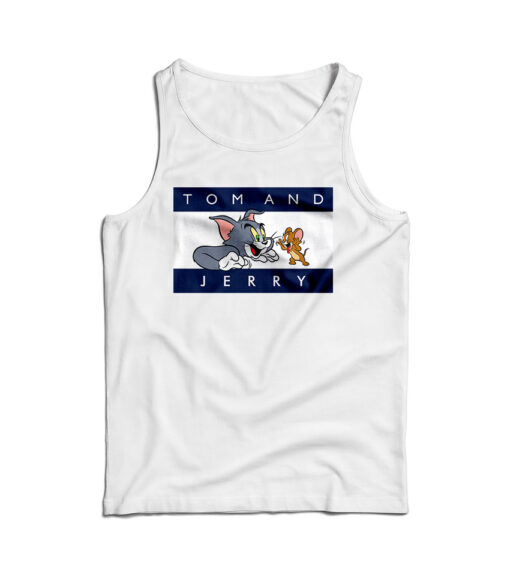 Tom And Jerry Parody Tommy Hilfiger Tank Top