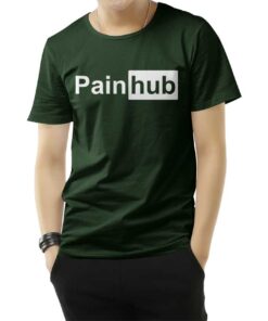 Official Painhub X Pornhub Parody Logo T-Shirt