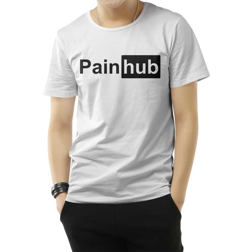 Official Painhub X Pornhub Parody Logo T-Shirt