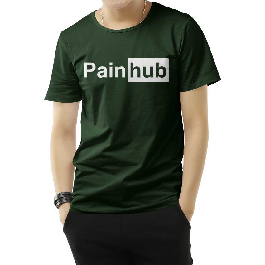 Official Painhub X Pornhub Parody Logo T-Shirt