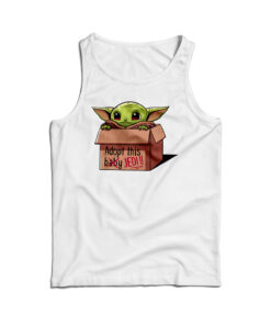 Baby Yoda Adopt This Baby Jedi Tank Top