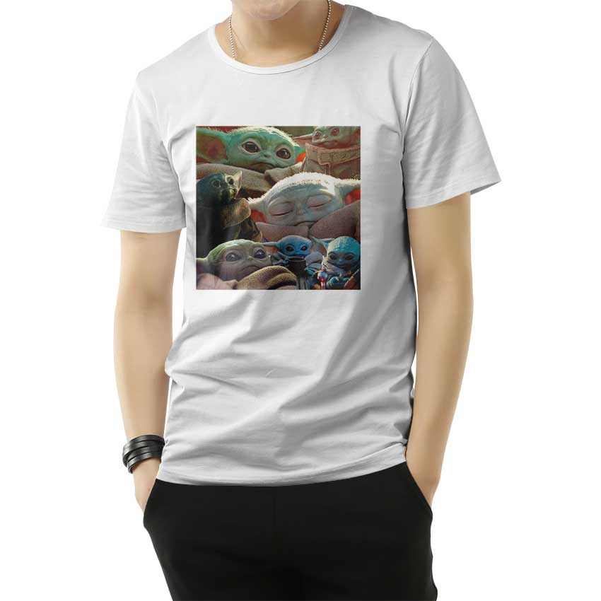 Baby Yoda Cute Collage T-Shirt
